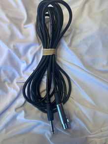 1/4 inch Jack (6.35mm) TS mono to XLR female cable