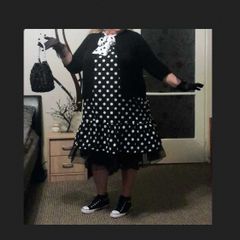 Beautiful Polka Dots Dress size 18 - ideal for summer