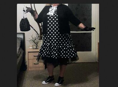 Fabulous Polka Dot Dress size 20 - ideal for weddings, parties, etc + matching accessories available