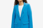 Object Swedish Blue Single Breasted Blazer