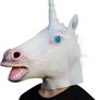 Unicorn High quality latex mask - Eye holes to see better - Artificial mane Image 4