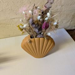 Dried Flowers and Vase