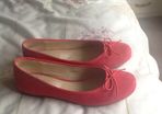 Pink suede effect shoes -Clarks