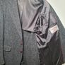 vintage mens Harris Tweed wool coat blazer jacket Size 44 short 100% scottish wool handwoven Image 10