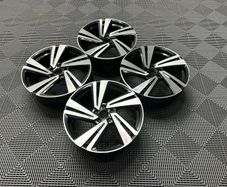 19" Inch Vw Nevada Style Alloy Wheels Golf MK6 MK7 MK8 Audi A3 Q3 Caddy Passat Skoda Octavia 5x112