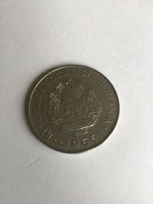 1966 Romania coin 3 Lei