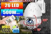 5MP PTZ WiFi Camera Motion Two Voice Alert Human Detection Outdoor IP Camera Audio IR Night Vision Video CCTV Surveillance Garden Office