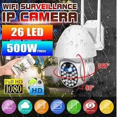 5MP PTZ WiFi Camera Motion Two Voice Alert Human Detection Outdoor IP Camera Audio IR Night Vision Video CCTV Surveillance Garden Office