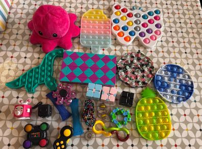 Large selection of fidgets