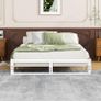Double Bed Frame,4ft6 Floor Bed Frame Double Bed Base with Reinforced Steel Slats Image 3
