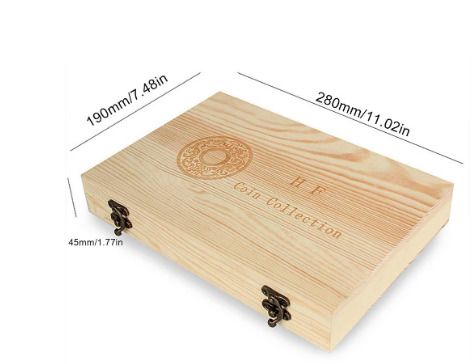 BRAND NEW Banknotes And Coins Protection Storage Box Suitable For Storing 40 Coins + 100 Banknotes