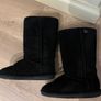 Black Bearpaw Leather Suede Sheepskin Wool Boots Image 7