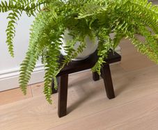 Zara Home Acacia wood small stool