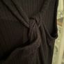 F &F Ribbed Black Maxi Dress size M Image 3