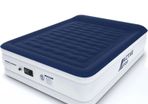 Luxury King Size Air Bed - Elevated Inflatable Air Mattress, Electric Built-in Pump, Raised Pillow & Structured I-Beam Technology, Height 56cm (FREE POSTAGE)