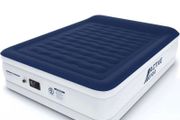 Luxury King Size Air Bed - Elevated Inflatable Air Mattress, Electric Built-in Pump, Raised Pillow &amp; Structured I-Beam Technology, Height 56cm (FREE POSTAGE)