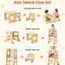 Toddler Tower, Wooden, 6 in 1 Kitchen Step Stool for Kids 1-5, Montessori Weaning Table and Chair Set Image 3