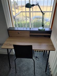 Desk & Lamp