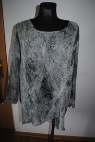Miwa grey oversize style blouse size UK18 EU46 Postage included