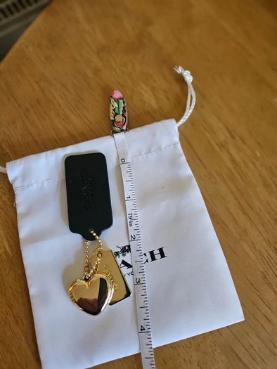 Coach Triple Charm Bag Charm / BRAND NEW