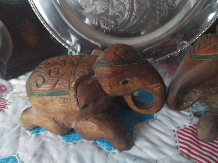 Indian Carved Elephants