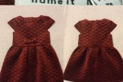 Beautiful Name It Red Velvet Occasion Dress,