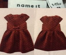 Beautiful Name It Red Velvet Occasion Dress,