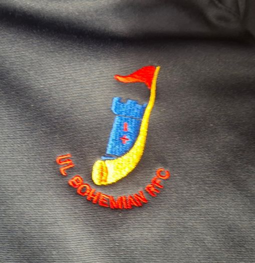 University Limerick Bohemian Rhino Rugby Union Jersey Hoodie (Adult Medium) FREE POST