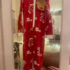 Leigh tucker Christmas nollaig Shona onesie all in one pyjamas