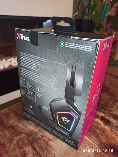 Trust Blizz 7.1 RGB Gaming Headset GXT 450,