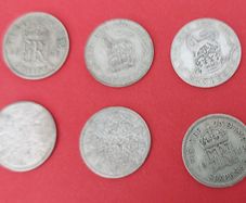 England 6 X 1920's 50% Silver Sixpence Coins