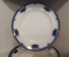 Three Antique Dinner Plates