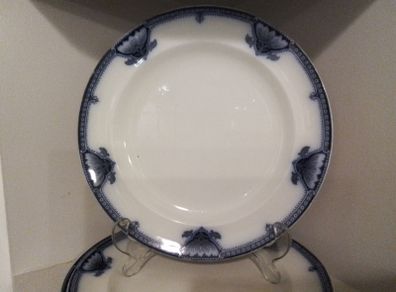 Three Antique Dinner Plates