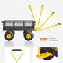 500 lb Steel Garden Cart with 10" Tyres Image 6