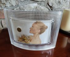 Crystal Photo Frame - curved