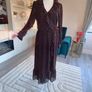 Michael Kors Polka Dot Georgette Wrap Dress - Size XS UK 6 / EU 34 Image 5