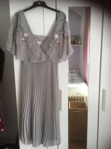 ladys dress grey size 10.