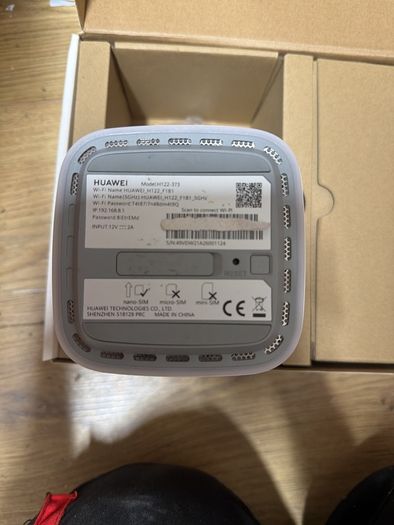 5g router Huawei. Unlocked to all networks