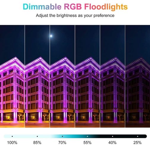 RGB Light Bar 42W Disco Lights Led Wall Washer Light 3350LM Bright Adjustable Remote Control RGB Lights for Bar Party Stage Garden BBQ Halloween Christmas Festival Decorative Lighting, 2 Pieces (FREE POSTAGE)