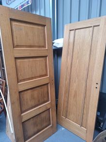 2 Solid wood doors