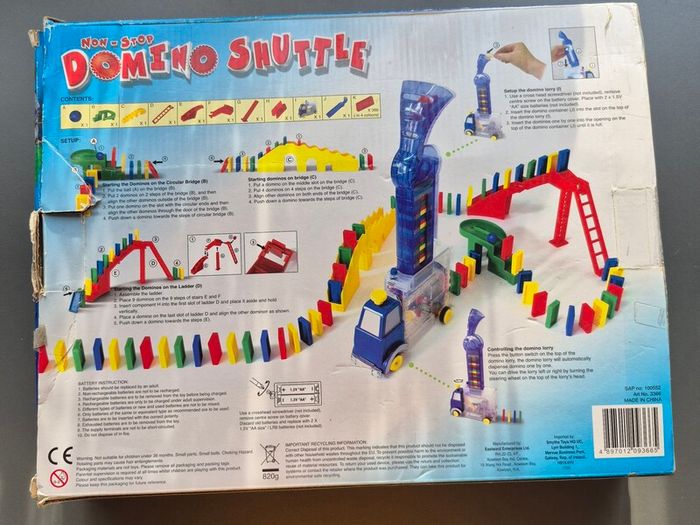 Automatic Domino Shuttle Set  Great Fun for Kids