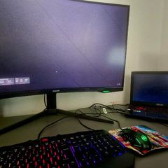 Gaming Laptop and 32 Samsung G7 odyssey 240Hz Monitor - Quick Sale