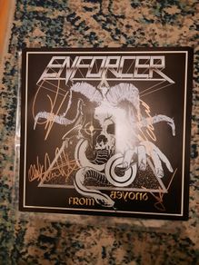 ENFORCER: From Beyond - LP -2015 ( Fully autographed)