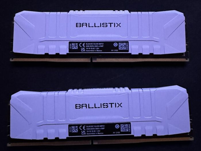 Crucial Ballistix 16GB DDR4 3600MHz Memory RAM CL16