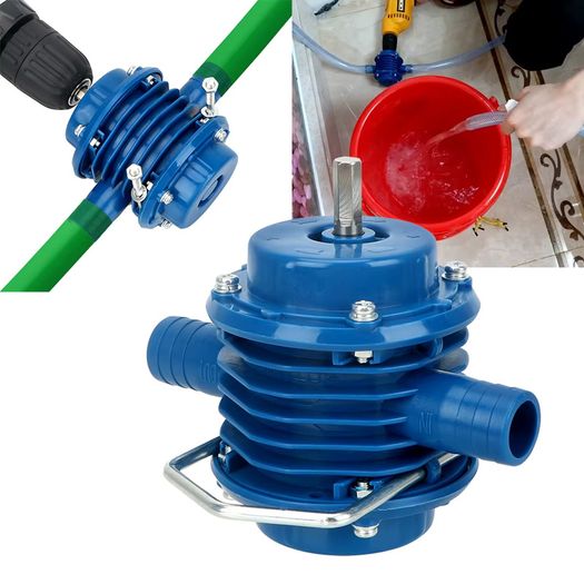 Pump Water Drill Electric Fluid Transfer Hand Tool Home Heavy Duty Quiet Durable