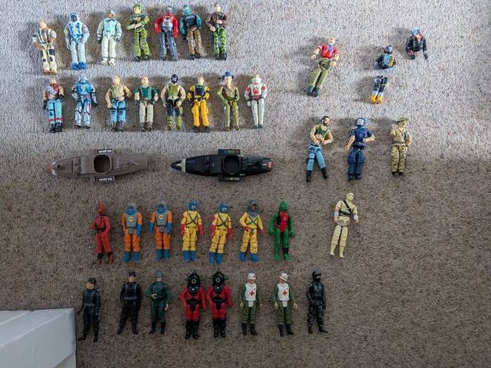 GI Joe and Action Force figures