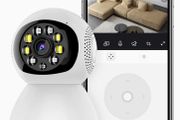 Home Security Indoor WiFi Camera 360 Degree Panoramic Camera, 5G Dual Band WiFi Camera, HD 1080P Home Camera, Security Cameras Monitor for Baby/Elder/Pet/Nanny