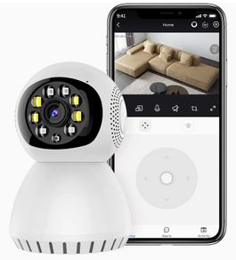 Home Security Indoor WiFi Camera 360 Degree Panoramic Camera, 5G Dual Band WiFi Camera, HD 1080P Home Camera, Security Cameras Monitor for Baby/Elder/Pet/Nanny
