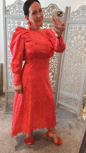 zara midi dress