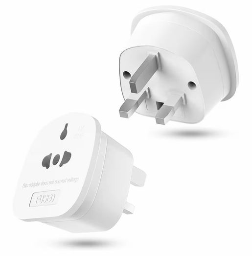 Multi Country To Uk/Ireland Plug Adaptor 2 Pack